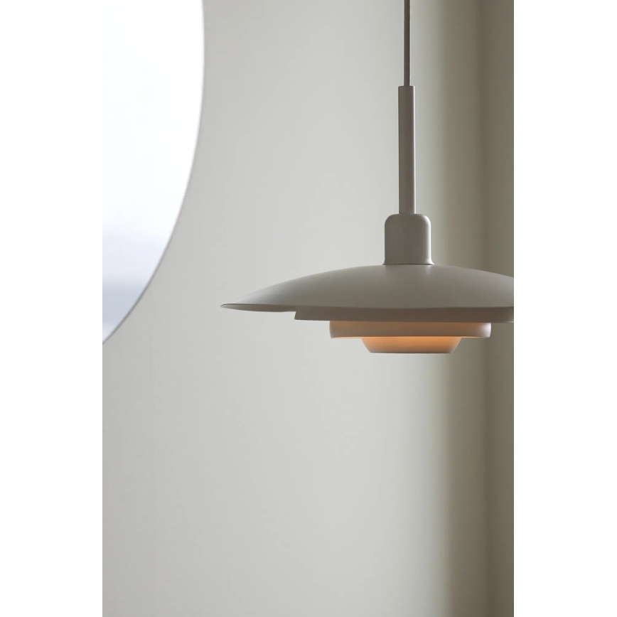 Markslöjd 108874 - PINY kábeles függőlámpa 1xE27/60W/230V, Ø 35 cm, fehér