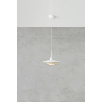 Markslöjd 108874 - PINY kábeles függőlámpa 1xE27/60W/230V, Ø 35 cm, fehér