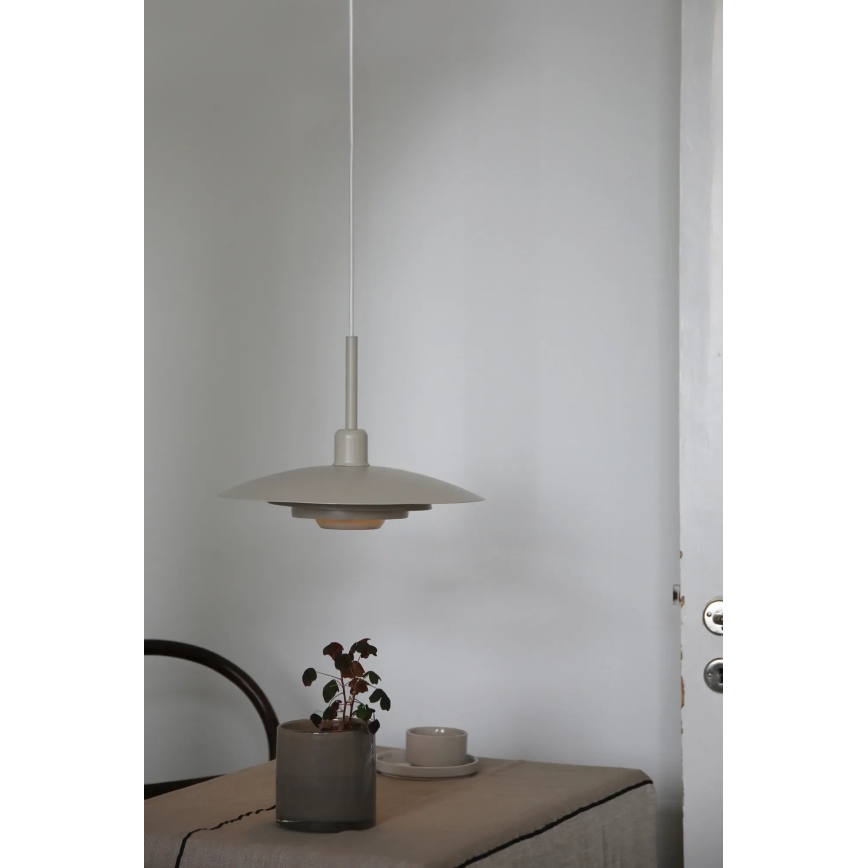 Markslöjd 108875 - PINY kábeles csillár 1x E27/60W/230V, Ø 35 cm, bézs