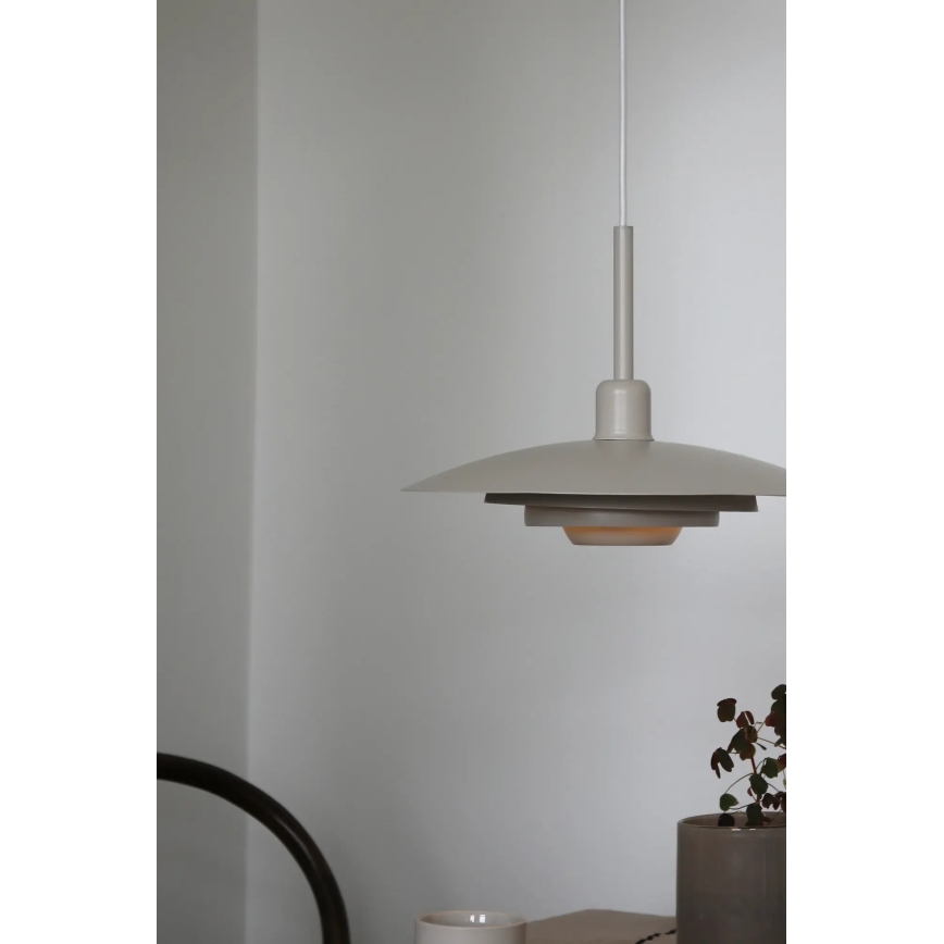 Markslöjd 108875 - PINY kábeles csillár 1x E27/60W/230V, Ø 35 cm, bézs