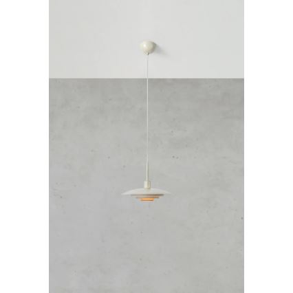 Markslöjd 108875 - PINY kábeles csillár 1x E27/60W/230V, Ø 35 cm, bézs