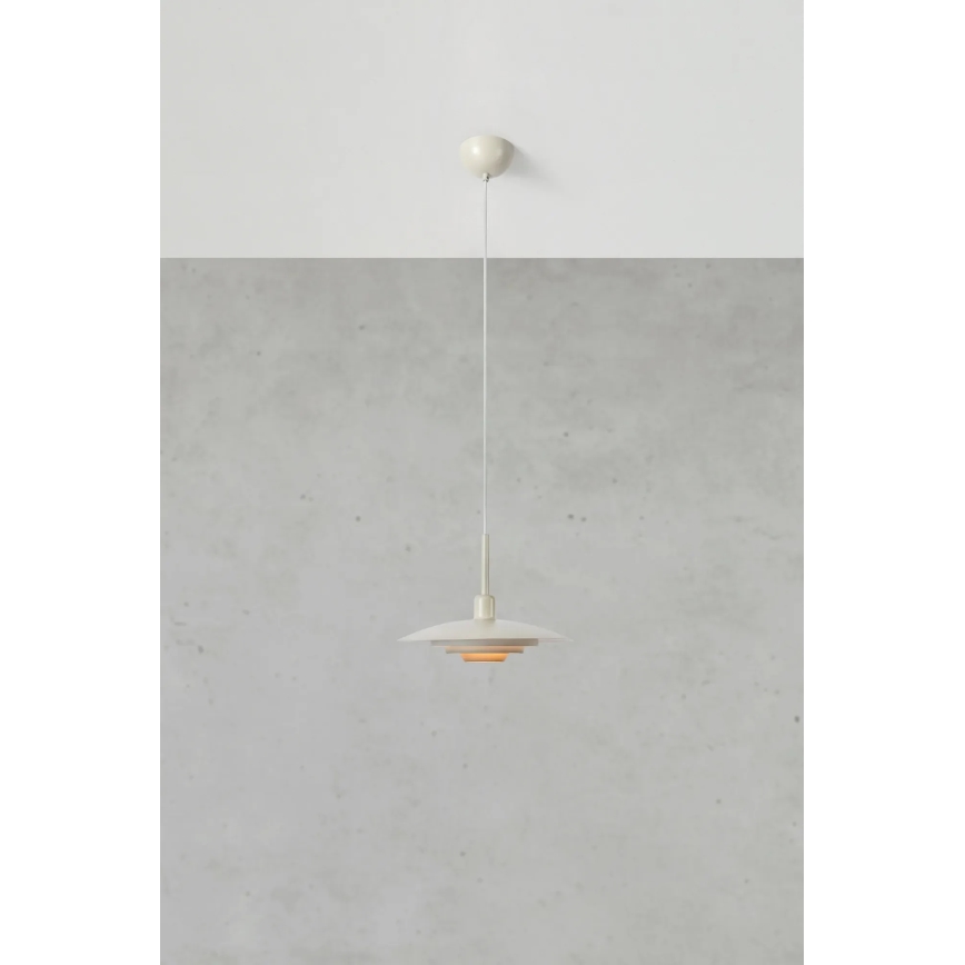 Markslöjd 108875 - PINY kábeles csillár 1x E27/60W/230V, Ø 35 cm, bézs