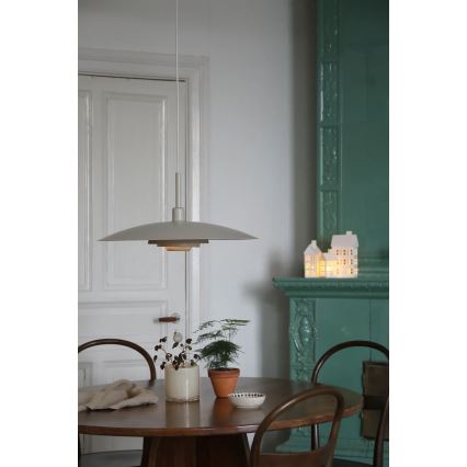 Markslöjd 108877 - Kábeles függőlámpa PINY 1xE27/60W/230V, átmérő 57 cm, bézs