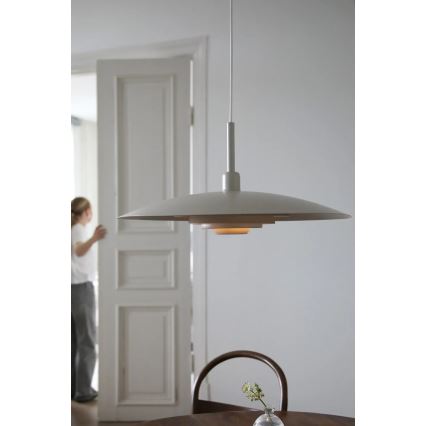 Markslöjd 108877 - Kábeles függőlámpa PINY 1xE27/60W/230V, átmérő 57 cm, bézs