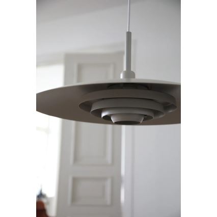 Markslöjd 108877 - Kábeles függőlámpa PINY 1xE27/60W/230V, átmérő 57 cm, bézs