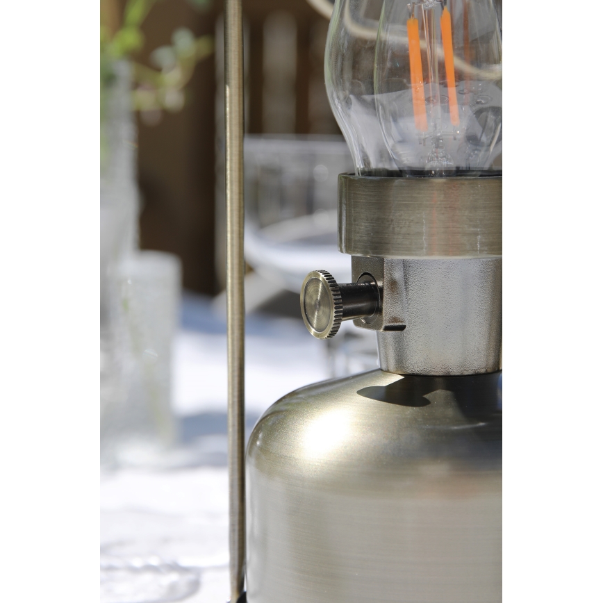 Markslöjd 108894 - LED dimmelhető kültéri újratölthető asztali lámpa FANOS LED/2,5W/3,7V 4000 mAh IP44 sárgaréz