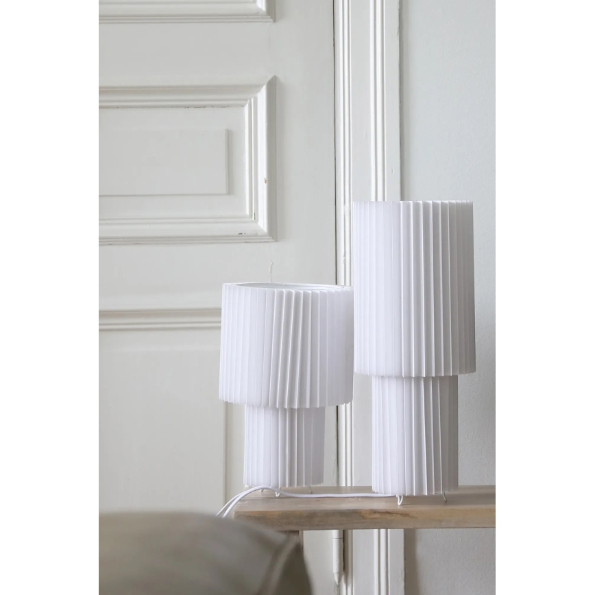 Markslöjd 108895 - CATIS asztali lámpa 1xE27/60W/230V, 32 cm, fehér