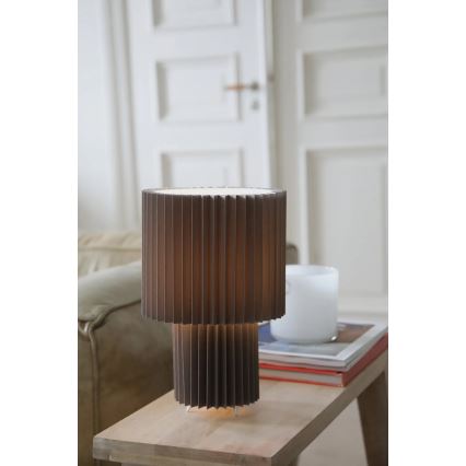 Markslöjd 108896 - Asztali lámpa CATIS 1xE27/60W/230V 32 cm szürke