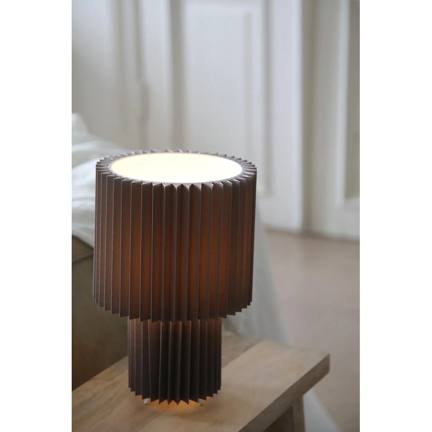 Markslöjd 108896 - Asztali lámpa CATIS 1xE27/60W/230V 32 cm szürke