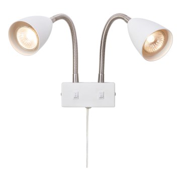 Markslöjd 108900 - CIRO fali spotlámpa 2xGU10/7W/230V fehér