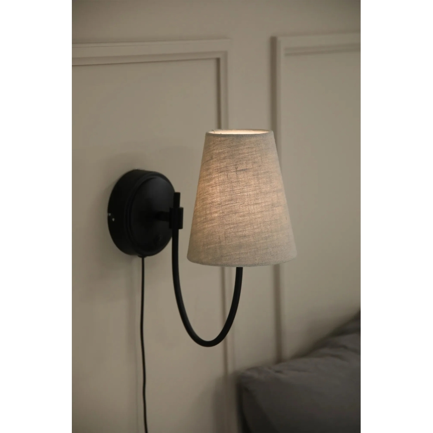 Markslöjd 108907 - Fali lámpa AMAR 1xE14/40W/230V bézs/fekete
