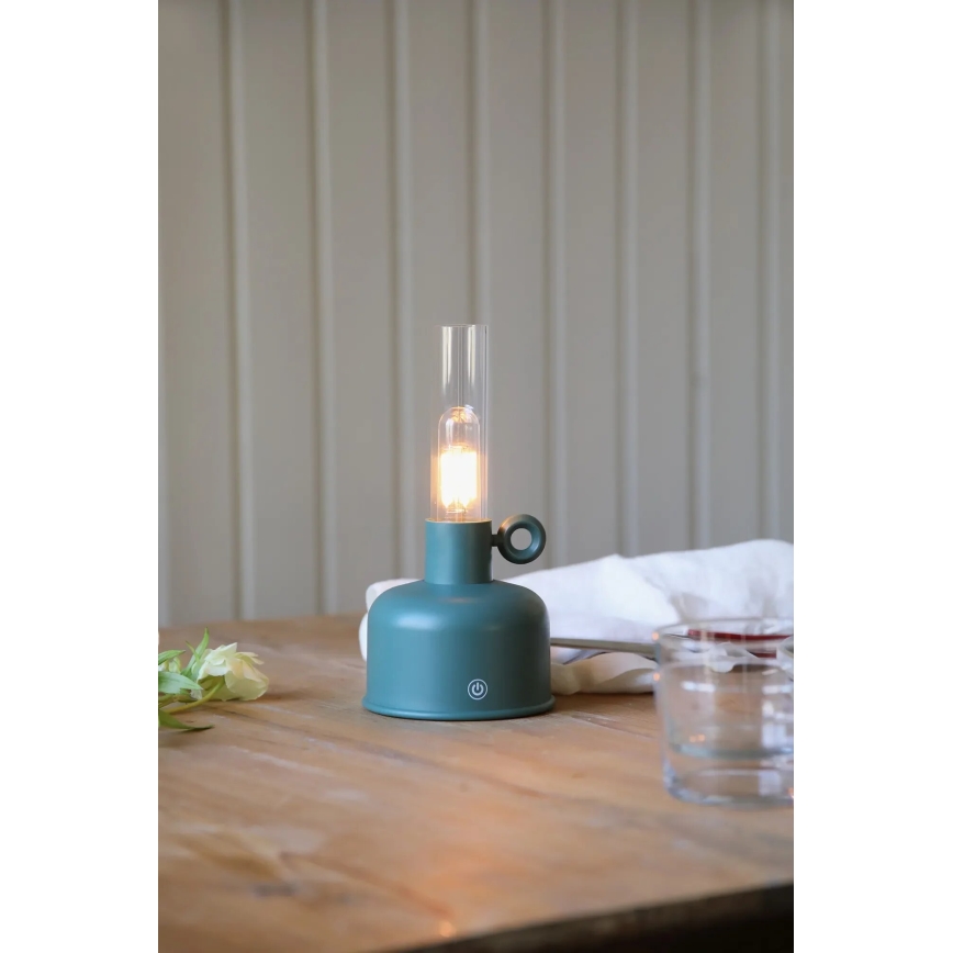 Markslöjd 108920 - LED Dimmelhető kültér újratölthető asztali lámpa ASTRID LED/2W/1200 mAh IP44 zöld