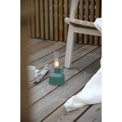 Markslöjd 108920 - LED Dimmelhető kültér újratölthető asztali lámpa ASTRID LED/2W/1200 mAh IP44 zöld