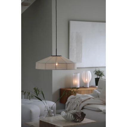 Markslöjd 108955 - ALIA kábeles csillár 1xE27/60W/230V átm. 57 cm krémszínű/fekete