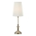 Markslöjd 108969 - Asztali lámpa NOBLE 1xE14/40W/230V 56 cm fehér/sárgaréz