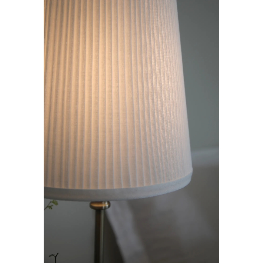 Markslöjd 108969 - Asztali lámpa NOBLE 1xE14/40W/230V 56 cm fehér/sárgaréz