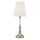 Markslöjd 108970 - NOBLE asztali lámpa 1xE14/40W/230V 66 cm fehér/sárgaréz