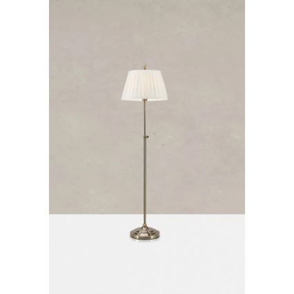 Markslöjd 108972 - Állólámpa OXFORD 1xE14/40W/230V fehér/sárgaréz