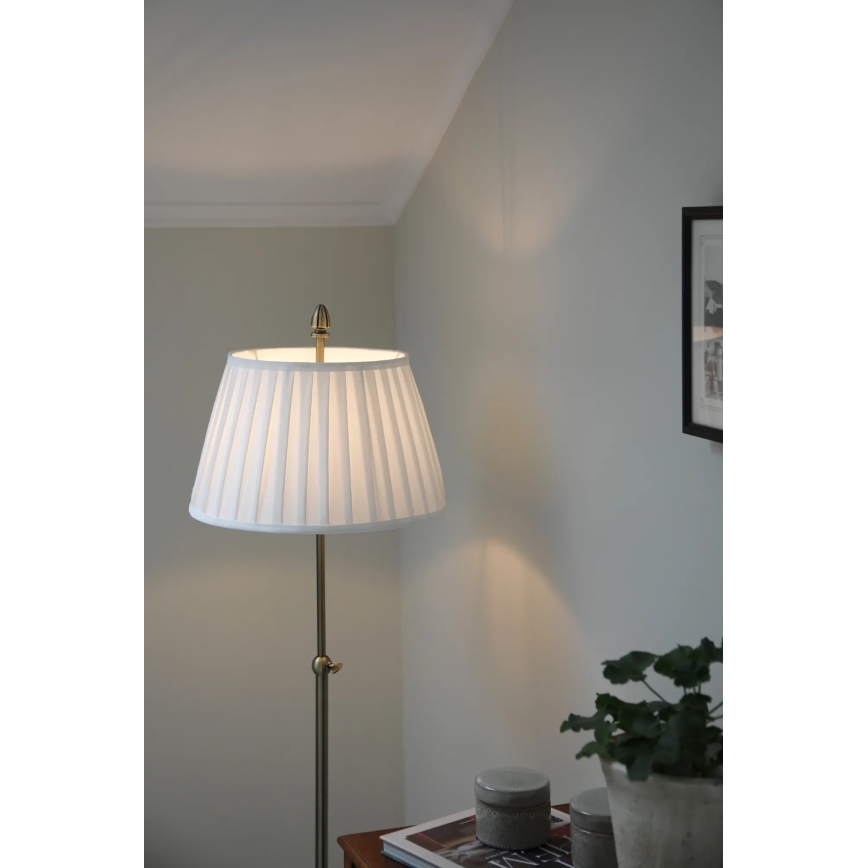 Markslöjd 108972 - Állólámpa OXFORD 1xE14/40W/230V fehér/sárgaréz