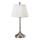 Markslöjd 108973 - Asztali lámpa OXFORD 1xE14/40W/230V fehér/sárgaréz