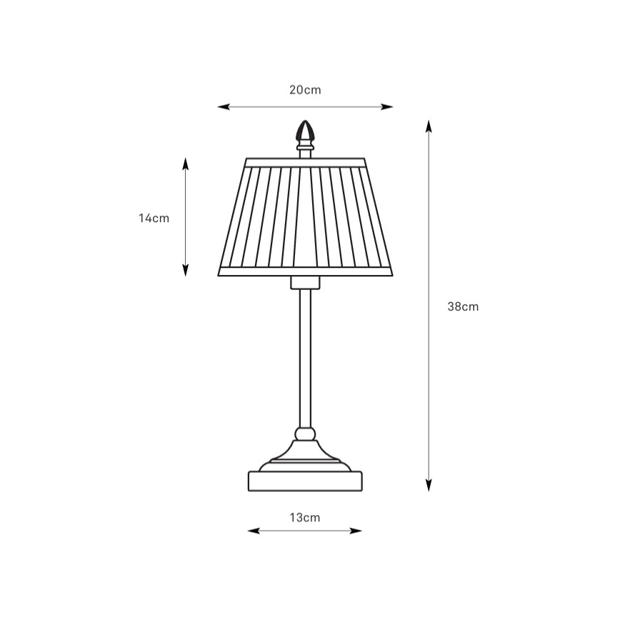 Markslöjd 108973 - Asztali lámpa OXFORD 1xE14/40W/230V fehér/sárgaréz