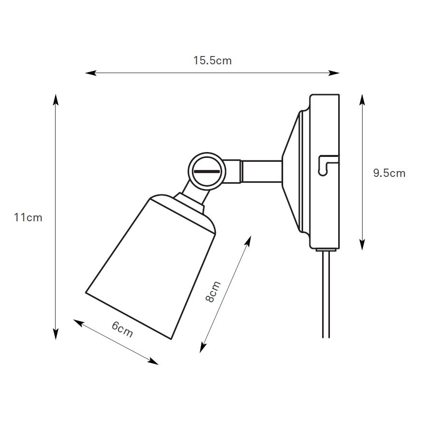 Markslöjd 108979 - TINY fali spotlámpa 1xGU10/7W/230V fényes króm