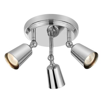 Markslöjd 108981 - TINY irányítható spotlámpa, 3xGU10/7W/230V, fényes króm