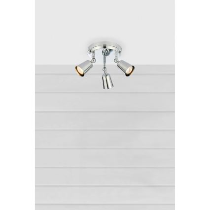 Markslöjd 108981 - TINY irányítható spotlámpa, 3xGU10/7W/230V, fényes króm