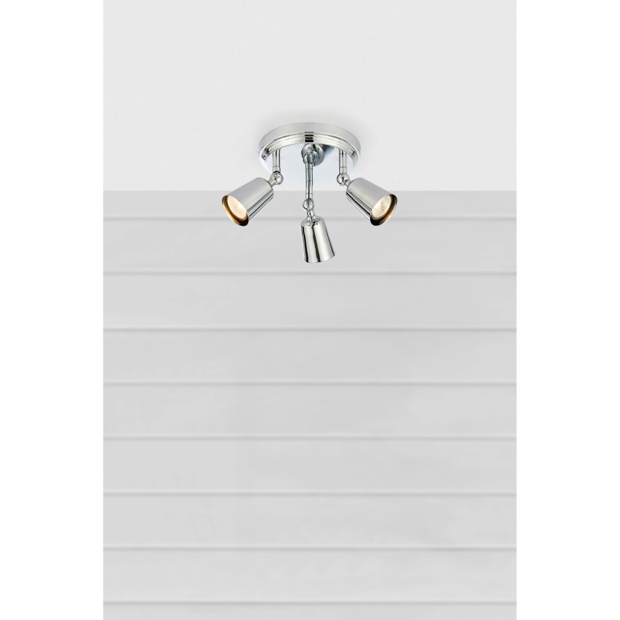 Markslöjd 108981 - TINY irányítható spotlámpa, 3xGU10/7W/230V, fényes króm