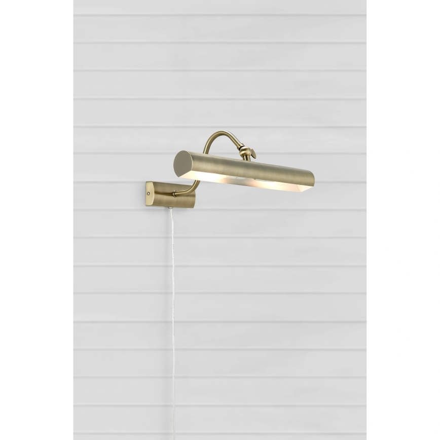 Markslöjd 108982 - CIGLIA képvilágító lámpa 2xE14/40W/230V sárgaréz