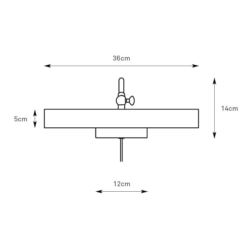 Markslöjd 108982 - CIGLIA képvilágító lámpa 2xE14/40W/230V sárgaréz