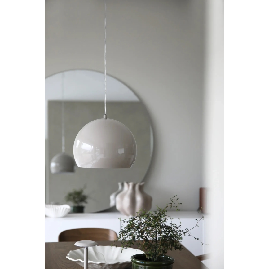 Markslöjd 108986 - POP kábellel függesztett függőlámpa 1xE27/40W/230V, átm. 28 cm, szürke