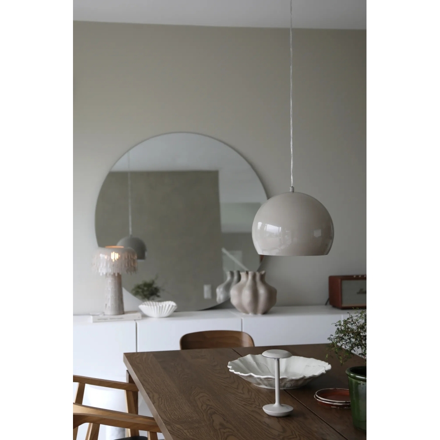 Markslöjd 108986 - POP kábellel függesztett függőlámpa 1xE27/40W/230V, átm. 28 cm, szürke