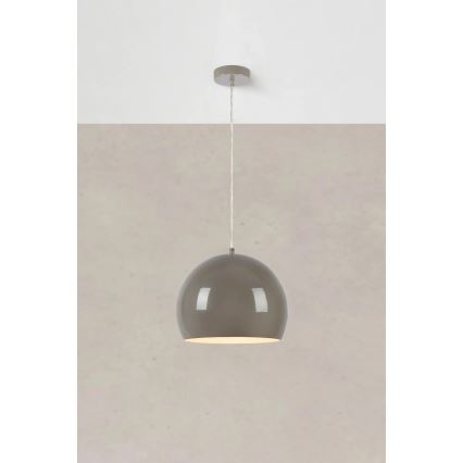 Markslöjd 108986 - POP kábellel függesztett függőlámpa 1xE27/40W/230V, átm. 28 cm, szürke