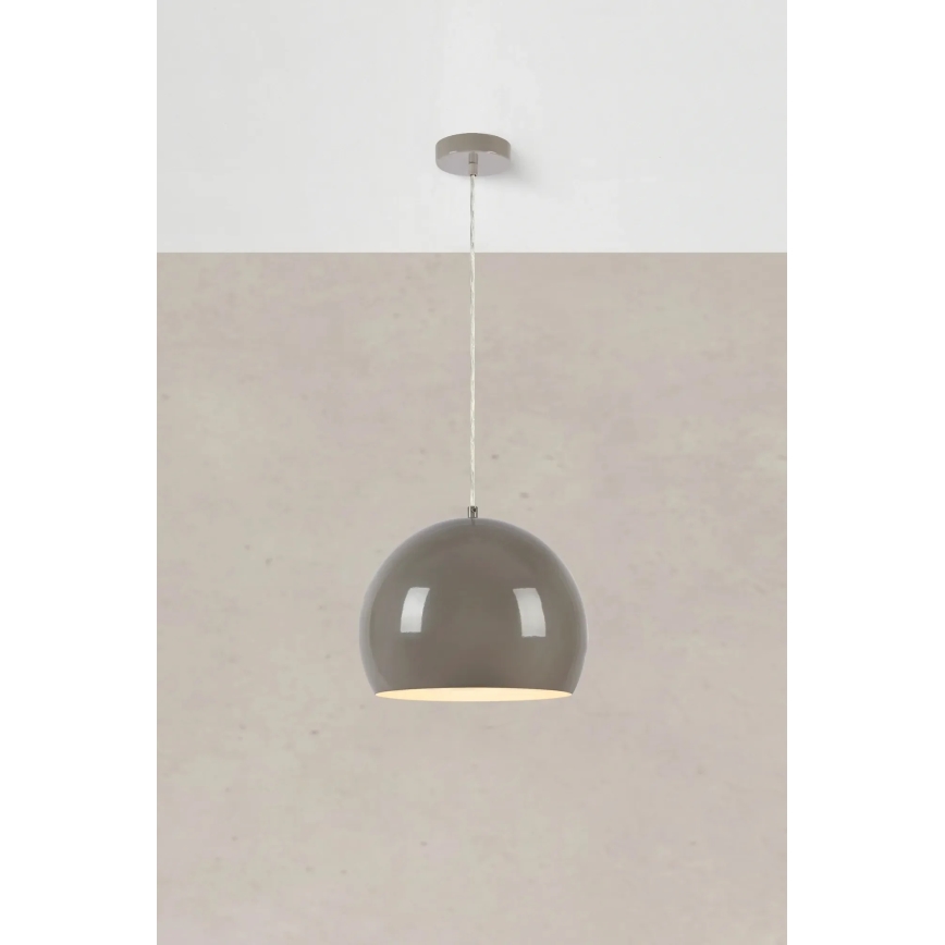 Markslöjd 108986 - POP kábellel függesztett függőlámpa 1xE27/40W/230V, átm. 28 cm, szürke