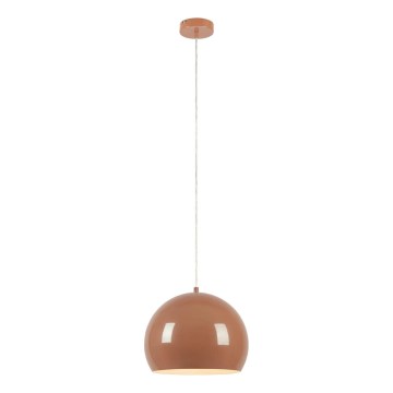Markslöjd 108987 - POP kábeles függeszték 1xE27/40W/230V, átm. 28 cm, barna