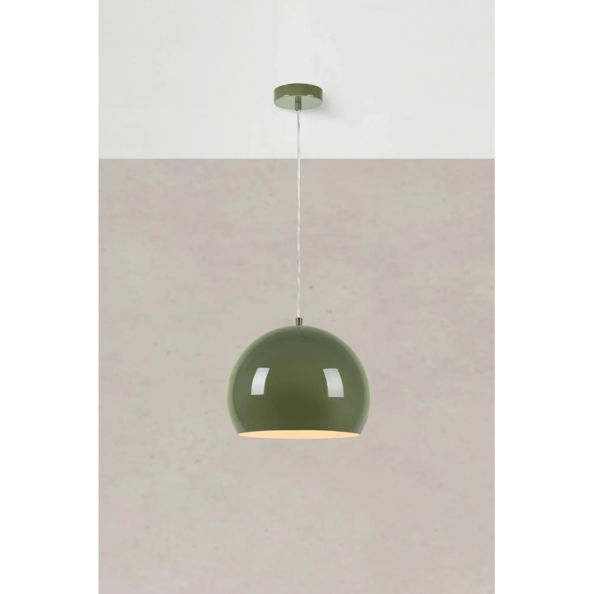 Markslöjd 108988 - Zsinóros függőlámpa POP 1xE27/40W/230V átmérő 28 cm zöld