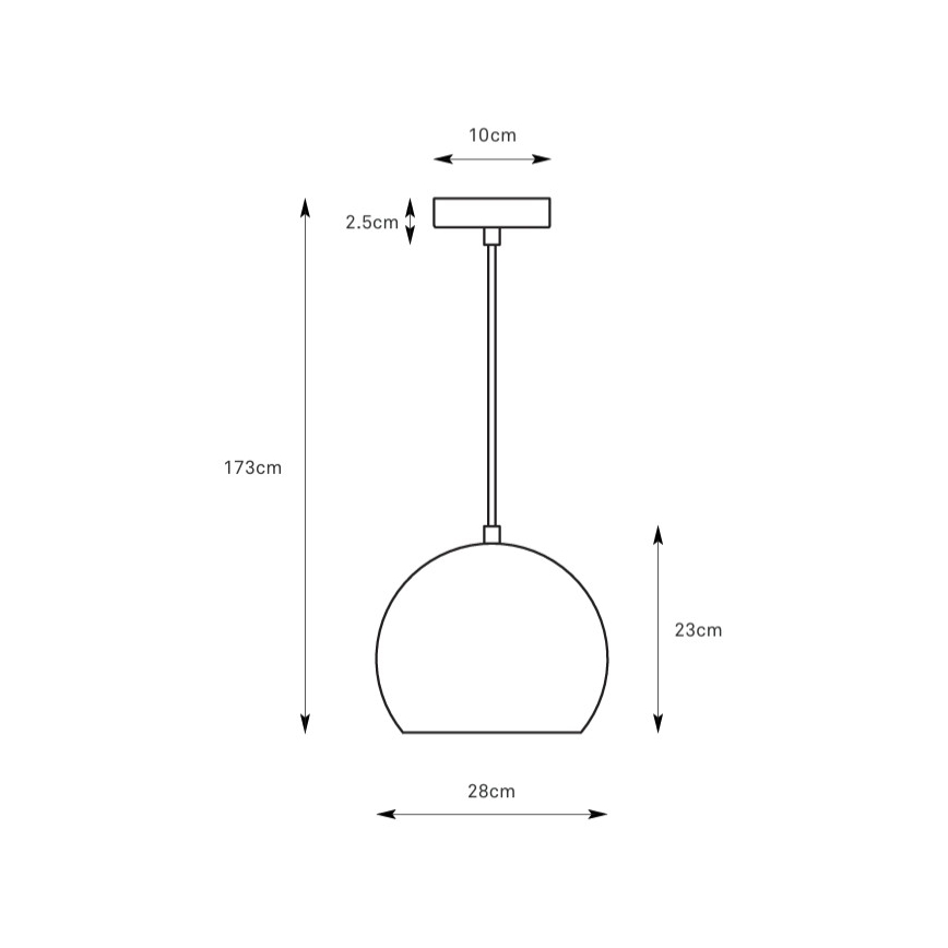 Markslöjd 108988 - Zsinóros függőlámpa POP 1xE27/40W/230V átmérő 28 cm zöld