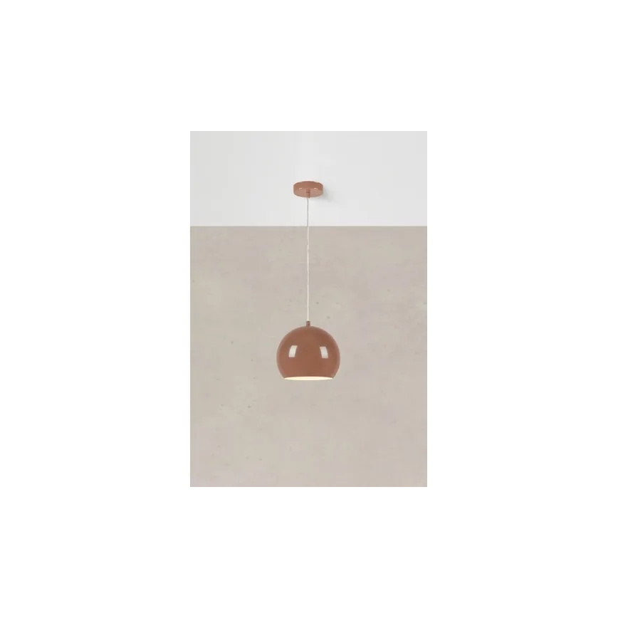 Markslöjd 108990 - POP kábeles függőlámpa 1xGU10/7W/230V, átmérő 20 cm, barna