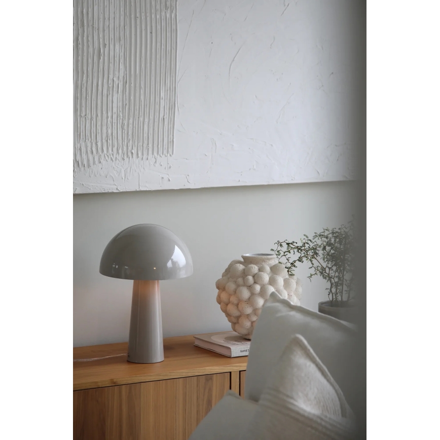 Markslöjd 108993 - Asztali lámpa MANTAR 1xE14/40W/230V szürke