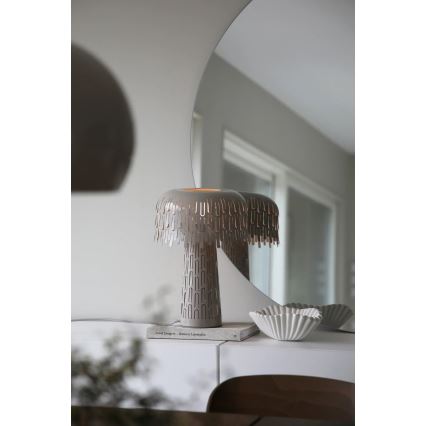Markslöjd 109005 - Asztali lámpa VERBERA 1xE14/40W/230V szürke