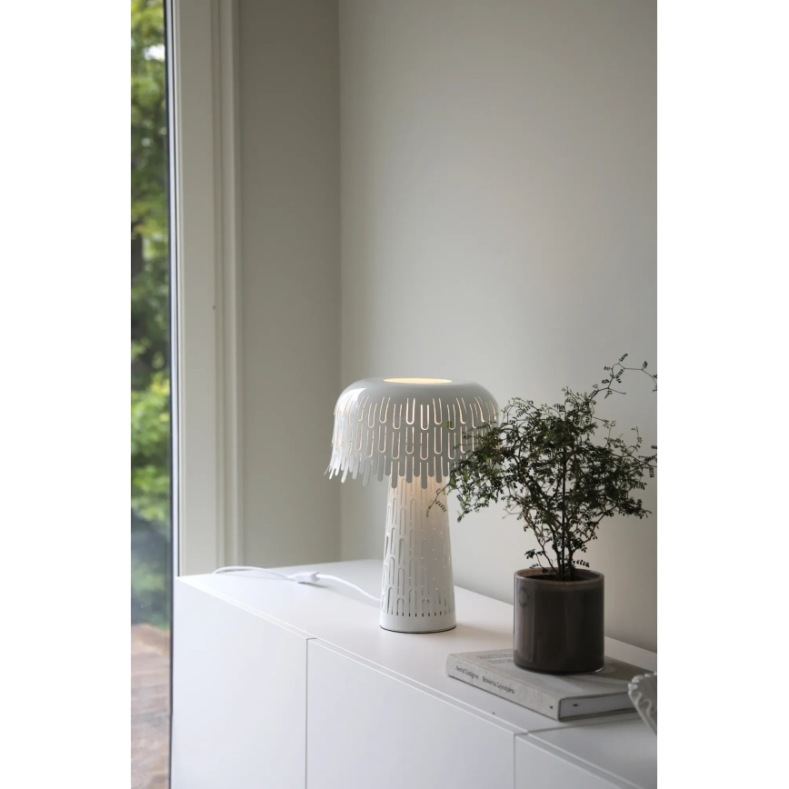 Markslöjd 109006 - VERBERA asztali lámpa 1xE14/40W/230V, fehér