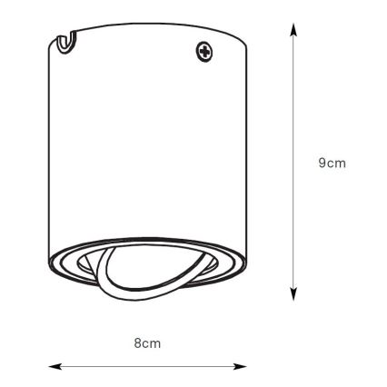 Markslöjd 109020 - LED dimmelhető spotlámpa DIRETTO LED/5W/230V CRI 90 fehér