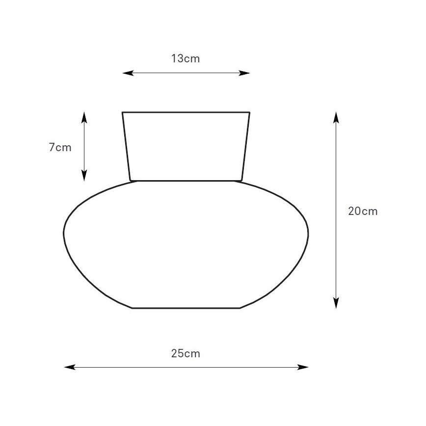 Markslöjd 109025 - Mennyezeti lámpa MALAGA 1xE27/40W/230V, átmérő 25 cm, matt króm