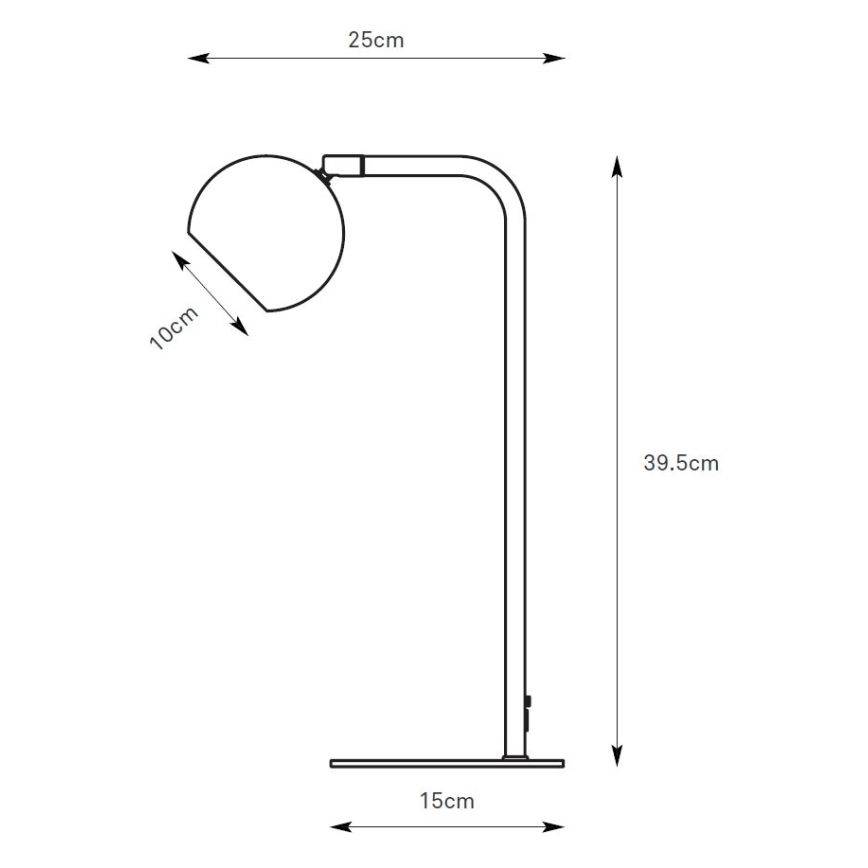 Markslöjd 109033 - POP asztali lámpa 1xGU10/7W/230V barna