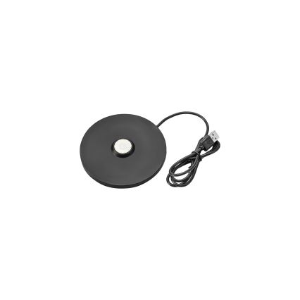 Markslöjd 109126 - LED dimmelhető, újratölthető, érintésvezérelt asztali lámpa ANNO 1xE14/2W/2000 mAh fehér/sárgaréz