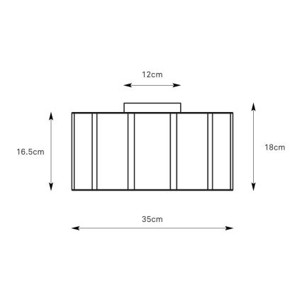 Markslöjd 109134 - OLEA mennyezeti lámpa 2xE27/11W/230V átm. 35 cm csak