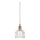 Markslöjd 109136 - GOTA kábeles függőlámpa 1xE14/40W/230V sárgaréz/átlátszó