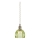 Markslöjd 109138 - GOTA kábeles függeszték 1xE14/40W/230V füstös zöld/sárgaréz
