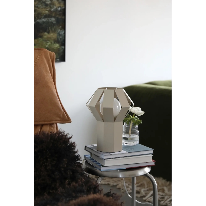 Markslöjd 109147 - Asztali lámpa OCTA 1xE27/60W/230V krémszínű